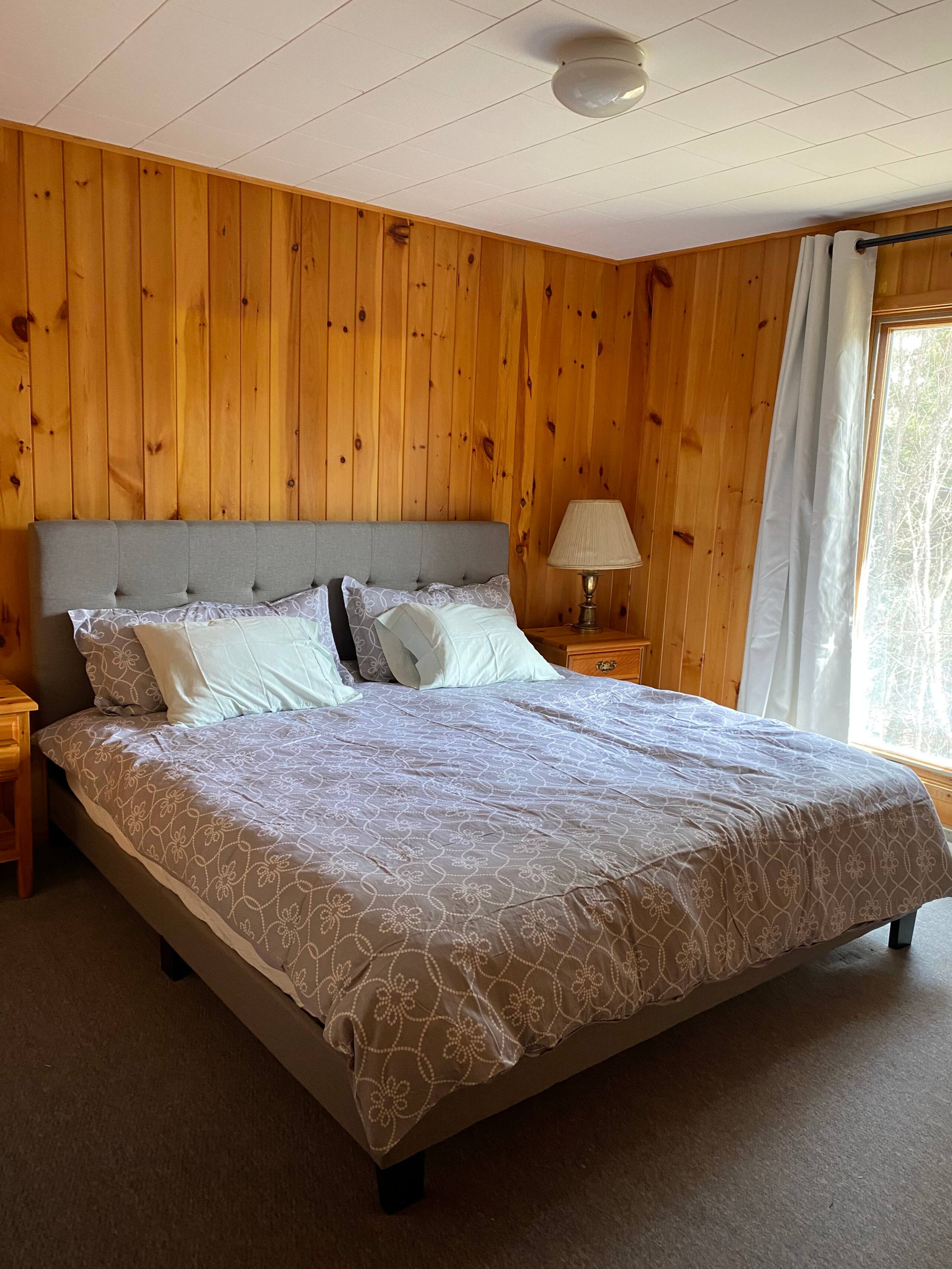 Bedroom with king bed